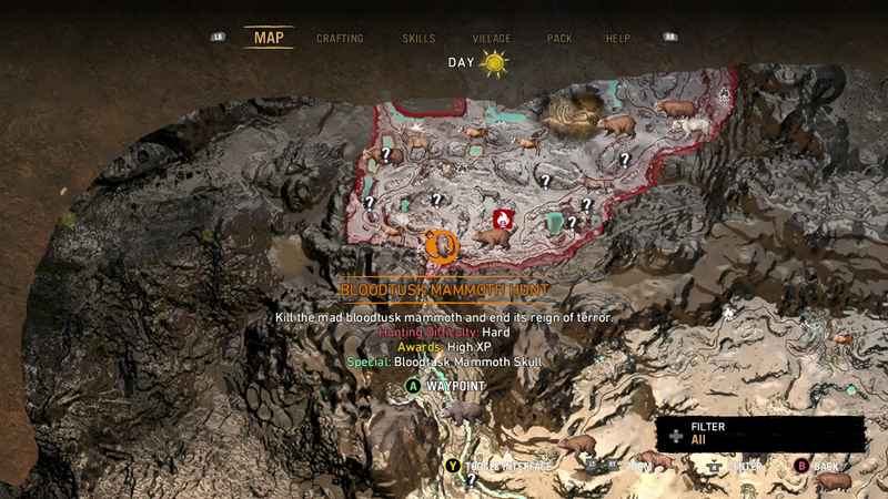 One of four pockets of the game’s sprawling map that are dedicated to hunting high-level beats